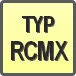 Piktogram - Typ: RCMX